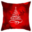 GobekUsa Christmas Santa Claus Snowflake Pillow Cover 18x18inch
