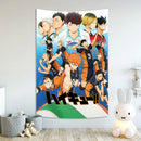 GobekUsa Haikyuu Anime Poster Tapestry Room Canvas | Aesthetic Wall Decor Art