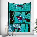 GobekUsa Abstract Woman Tarot Card Tapestry Wall Hanging for Boho Room Decor