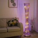 GobekUsa Aluminum Tower Floor Lamp for Living Room Decor – Modern LED Standing Light