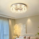 GobekUsa Glass Chandelier LED Ceiling Lamp | Modern Metal Art | Indoor Living Room Kitchen Decoration