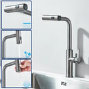 GobekUsa 3 Functions Kitchen Faucet - Flexible Pull Out Mixer Tap with 360° Sprayer