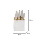 GobekUsa Crystal Stone Marble Ornament | Clear Natural Decorative Figurines for Home Decor