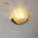 GobekUsa Brass Glass Shell LED Wall Lamp for Luxurious Design Aesthetic