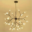 GobekUsa Heracleum Firefly Glass Round Ball Chandelier - Luxury Staircase Dining Room Lighting