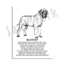 GobekUsa Dog Breed Poster featuring Rhodesian Ridgeback, Havanese, and More