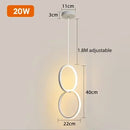 GobekUsa Geometric LED Pendant Lights for Living Room Bedroom Kitchen, Modern Hanging Lamps for Decor