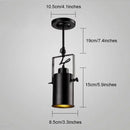 GobekUsa Black Wrought Iron Spotlight Accent Lamp - Adjustable Flush Mount Lighting
