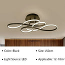 GobekUsa LED Chandelier Modern Ceiling Lamp for Living Dining Bedroom Home Lighting