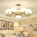 GobekUsa Jade Pendant Lamp: European Luxury for Living Room, Villa, Dining Room, Bedroom