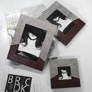 GobekUsa Leather Splice Desktop Photo Frame - Home Decor & Display Accessory