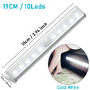 GobekUsa LED Motion Sensor Night Light for Cabinets Wardrobe Bedroom - 6/10 LEDs
