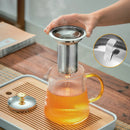 GobekUsa Glass Teapot Puer Kettle Set Office Home Make tea Tool Cold kettle