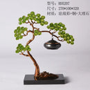 GobekUsa Enamel Pine Ornaments: Wealth-Attracting Chinese Style Home Decor & Housewarming Gift