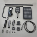 GobekUsa LED Rain Shower Set with Digital Display & Bidet Mixer Faucet