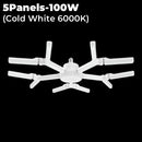 GobekUsa Deformable LED Garage Lights 80W/100W/120W Ceiling Industrial E27 Bulb