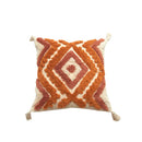 GobekUsa Boho Chenille Tufted Pillow Case with Tassels for Home Fall Decor