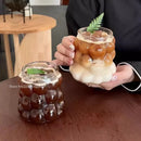 GobekUsa Heat-Resistant Grape Glass Cup Set: Transparent Drinking Cups for Coffee, Tea, Juice & Beer
