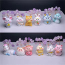 GobekUsa Chinese Zodiac Amethyst Tree Figurines for Home Decor
