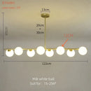 GobekUsa Bean Glass Chandelier: Modern Magic Lighting for Kitchen Living Room Bedroom