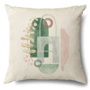 GobekUsa Green Leaves Decorative Pillow Case - Simple Style Cotton Linen Sofa Cushion Cover