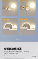 GobekUsa Bird Wall Lights: Modern LED Nordic Living Room Lighting