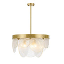 GobekUsa LED Bubble Glass Ceiling Chandelier Light Fixture for Dining Kitchen Bedroom