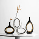 GobekUsa Golden Flower Vase for Home Decoration and Flower Arrangement