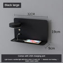 GobekUsa LED Shelf Wall Lamp with USB Charging Port & Switch