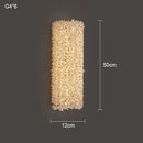 GobekUsa Crystal Wall Lamp: Modern Minimalist Master Bedroom Lighting