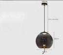 GobekUsa Glass LED Chandeliers for Living Room Bedroom Kitchen Pendant Lamp