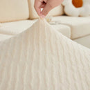 GobekUsa Jacquard L Sofa Seat Cover Protector: Stretchable, Washable, Thick Slipcovers