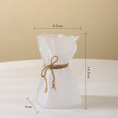 GobekUsa Clear Glass Folded Road Vase - Creative Handcrafted Hydroponic Art Vase