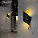 GobekUsa LED Spiral Wall Light: IP65 Waterproof Outdoor Lighting for Home Store, Corridor, Balcony