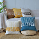 GobekUsa Boho Moroccan Fringed Pillowcase for Home, Office, Car, Sofa Decoration