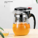 GobekUsa Glass Tea Set with Infuser, Pu Erh Kettle, Gaiwan Pots - 900ml