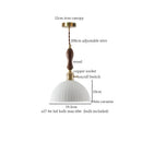 GobekUsa Ceramic LED Hanging Pendant Light - Modern Nordic Design for Home Decor
