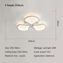 GobekUsa Ginkgo Biloba LED Ceiling Lamp Dimmable Minimalist Modern Indoor Light Fixtures