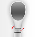 GobekUsa Elegant White ABS Handheld Shower Head for Bath Showering System