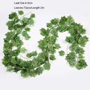 GobekUsa Ivy Green Fake Leaves Garland Vine Wall Decoration Artificial Plants