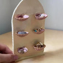 GobekUsa Abalone Shell Jewelry Organizer: Ring, Earring, Bracelet, Art Deco Display