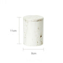 GobekUsa Beige Travertine Marble Bathroom Set - Soap Dispenser Toothbrush Holder Tissue Box