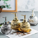 GobekUsa Ceramic Liquid Soap Dispenser Set 400 ML