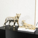GobekUsa Leopard Resin Sculpture - Home Decor Handicrafts & Animal Figurine