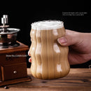 GobekUsa Glass Coffee Mug Set for Tea, Beer, Juice - Heat-Resistant Transparent Cups