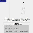 GobekUsa LED Caterpillar Chandelier: Stylish Long Pendant Lamp for Living Room, Restaurant, Hotel