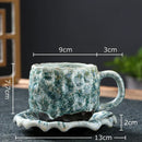 GobekUsa Hammer Pattern Porcelain Mugs, Set of 2