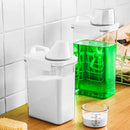 GobekUsa Laundry Powder Dispenser Container with Measuring Cup - Transparent Storage Jar