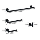 GobekUsa Brushed Gold Bathroom Accessories Set Hand Towel Bar Rack Toilet Paper Holder