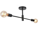 GobekUsa Industrial Chandelier: Modern Wrought Iron LED Ceiling Lamp for Home Decor